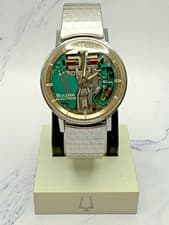 Bulova Accutron 214 M8 1968 316-1 Swiss Spaceview. Serviced!