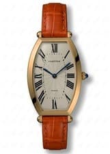 Cartier Tonneau  26.5x46.6mm WE400451 18K Rose Gold Women's Watch