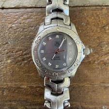 TAG Heuer Link Womens Watch WJ1317 Quartz 200m Date Diamond Dial
