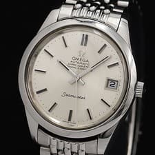 Omega Seamaster Date AT Timepiece Rare Vintage Mens Watch Limited Genuine