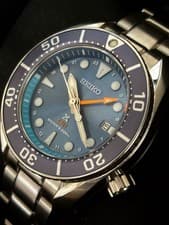 Seiko Prospex Solar GMT Diver 5K65 0AA0 Watch Blue Dial Authentic Genuine