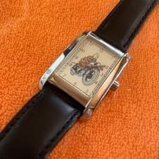 Tintin The Adventures of Tintin Vintage Motorcycle Watch 1996 Used