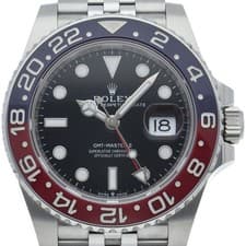 ROLEX GMT-Master II Watch Jubilee 126710BLRO Stainless Steel mensWatch black...