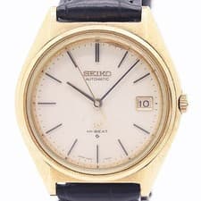 Running Grand Seiko Hi Beat Medallion 5645 7010 093399 AT Ivory dial Men s wrist