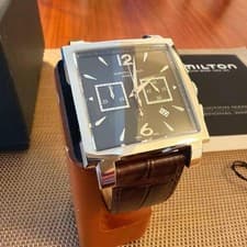 Hamilton Jazzmaster Square Chronograph H326660 good working