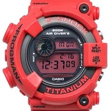 G SHOCK DW 8200NT 4 FROGMAN2000 Frogman Red Frog 1000 Pieces Limited Serial Numb