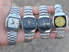 Vintage Seiko 5 Automatic Men's Watch Collection – Lot of 4 Pieces