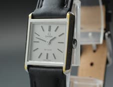 Vintage "Exc+5" OMEGA Deville Tank Cal.485 19mm Manual Women's Watch From JAPAN