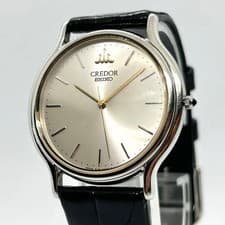 SEIKO Credor 8J81-6A30 Quartz Watch Working New Battery Authentic Dress Luxury