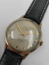 Citizen Para Shock Manual Wind Vintage Wristwatch Case 34mm Lug 22cm Size