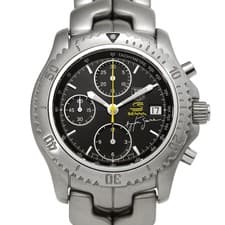 TAG HEUER Links Chronograph Ayrton Senna CT2115.BA0550 black WATCH 724099