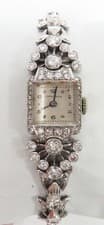 FINE VINTAGE 18K LONGINES LADIES DIAMONDS DRESS WATCH