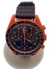 OMEGA×SWATCH MISSION ON EARTH SO330100 Men's Watch From Japan G0413