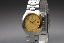 [NEAR MINT] OMEGA Seamaster Polaris Cal.1438 396.1022 Gold 31mm Qz Men's Watch