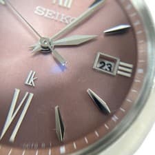 Seiko Lukia SSVW219 Solar Radio Pink Dial Women's Watch Used