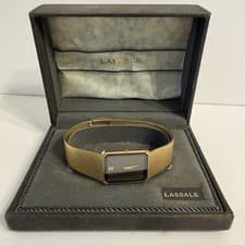 Seiko Lassale Ultra Thin Quartz VTG Watch Japan 2F50-5679 Gold Tone TESTED