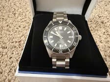 Seiko Prospex SPB143 Men's Diving Watch Black/Gray, 20 Bar 70 Hr Power Reserve