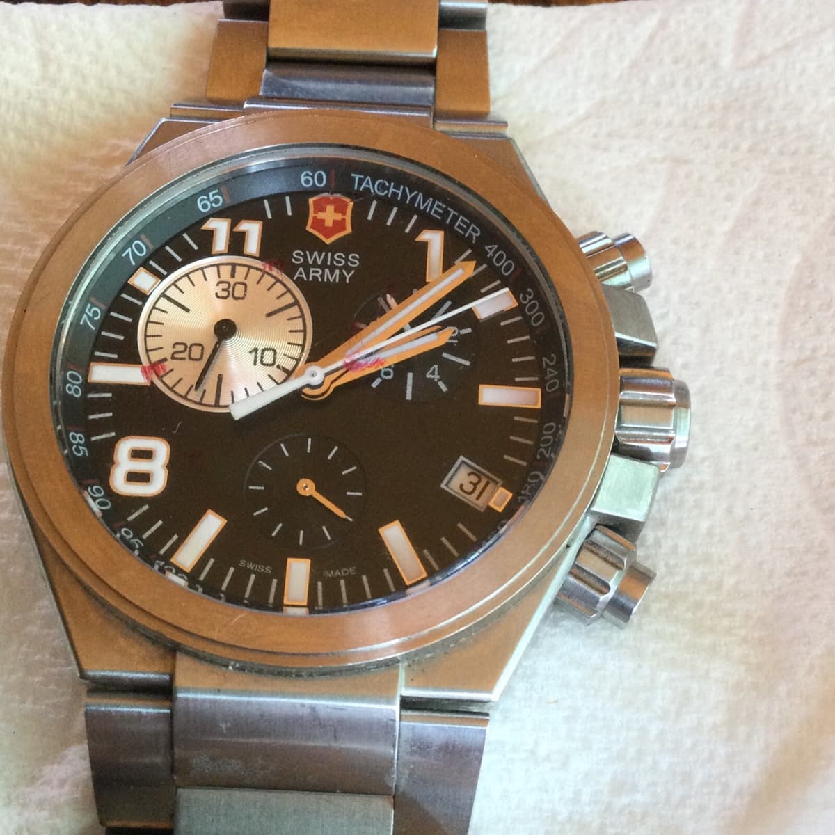 Victorinox Swiss Army 241158 Convoy Chrono, Black Dial, Outstanding Timepiece 👀