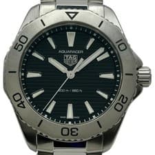 TAG HEUER Aquaracer Professional 200 WBP1110 Black Stainless Steel Quartz Men s