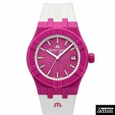 Maurice Lacroix Icon Tide Pink Watch 40mm Ocean Bound Plastic