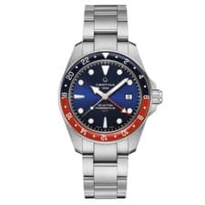 New Certina DS Action GMT Powermatic 80 41mm Blue-Red Men's Watch C0329291104100