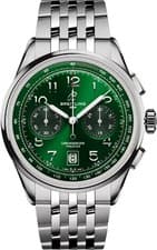 2026 Breitling Premier B01 AB0145371L1A1 Green Dial Chrono Steel 42mm Mens Watch