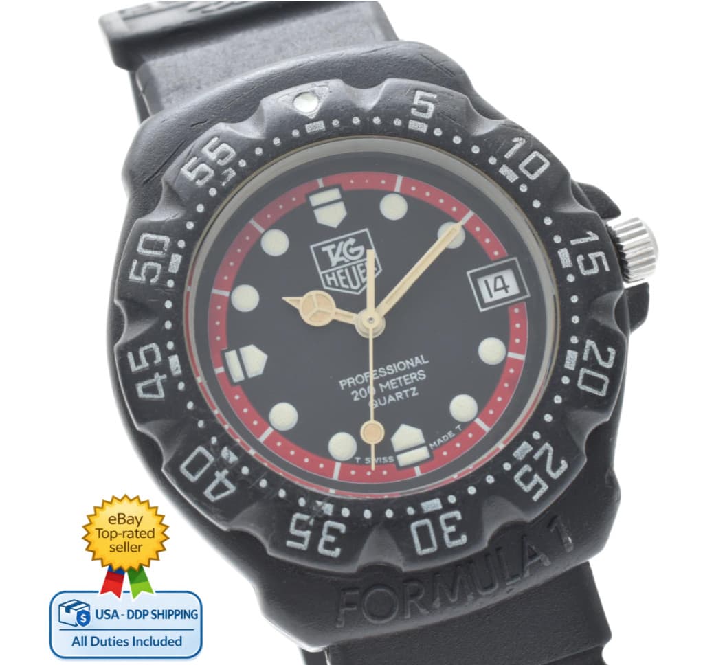 [Exc+5] TAG Heuer Formula 1 383.513/1 Quartz Professional 200m Men's 34mm Black