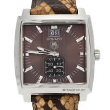 Authentic [Unserviced - Value Price] TAG Heuer Monaco Grand Date 13P WAW1315...