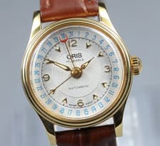 [Exc+5] ORIS Pointer Date 7405B Gold Brown 26mm Automatic Women's Watch