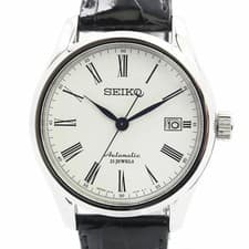 Used SEIKO Presage Enamel Dial Mechanical Automatic Wristwatch Stainless Steel C