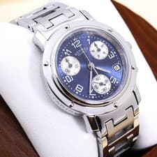 HERMES Men's wristwatch Battery replaced Quartz