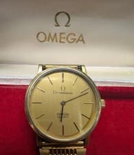Omega Constellation Men's Quartz Vintage Gold Used watch Excellent condition