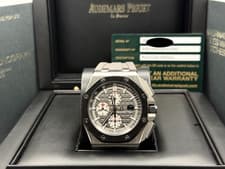 Audemars Piguet Royal Oak Offshore 26400IO 44mm Grey Dial Titanium Box Papers