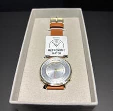 SEIKO Metronome Watch SMW003A Camel Standard Line Quartz New Unused Leather