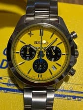 Seiko Doctor Yellow 20th Anniversary Quartz Watch 40mm Unisex Limited Edition