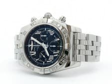 Breitling Chronomat Black Roman Dial Chronograph Black Dial 44MM AB0110