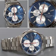 Maurice Lacroix Watch Pontos Chronograph PT6388-SS002-430-1 Skeleton Back w/Box