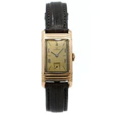 Omega Watch Classic 1930's Deco Style Roman Dial - Inventory 8702 Gold Filled