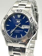 Seiko 5 Sports SEIKO5 Men s Watch Automatic Skeleton Day Date 7S36 00A0 Working