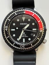[N.mint] SEIKO PROSPEX V147-0CC0 black red limited 2000 pieces  200M Diver's