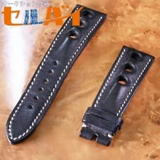 Chopard Mille Miglia GTXL Chrono Leather Strap Black 21mm New From Japan