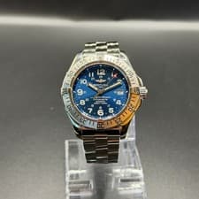 Breitling Superocean 42mm Blue Dial Automatic Stainless Steel Men's Wristwatch