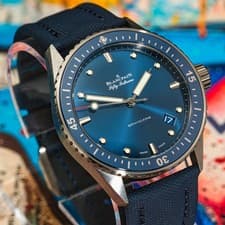 Blancpain Fifty Fathoms Bathyscaphe 5000-0240-O52A Full Set 2021 VG Condition