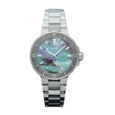 Oris Aquis Date 36.5 mm Steel Multicolor Dial Automatic Wrist Watch