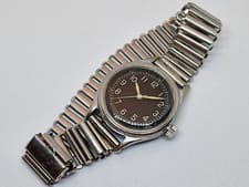 WW2 Military Bulova Type A-11 watch on Military Bonklip bracelet collectible