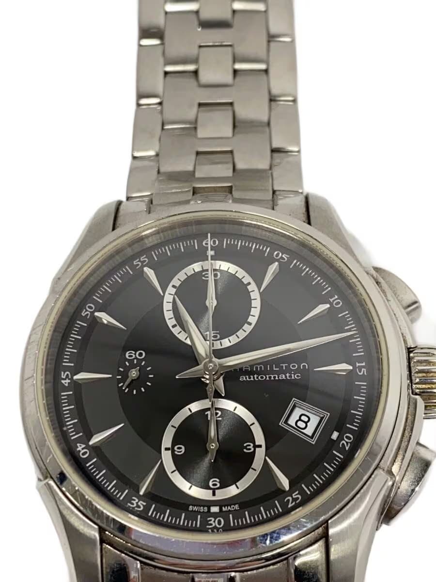 HAMILTON Automatic Watch Analog Stainless BLK SLV H326160