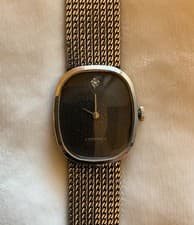 Longines Ellipse Manual Winding Steel Bracelet Oval Watch Diamond Gold Filled