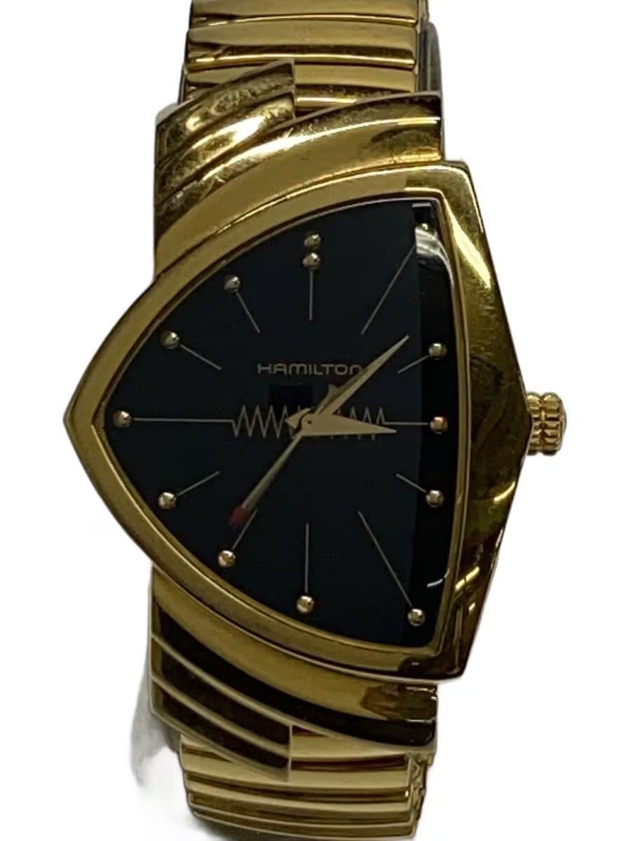 HAMILTON Quartz Watch Analog GLD GLD H243010