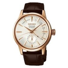 Seiko Presage SARY132 Cocktail Time Automatic Men's Watch Grey Dial Leather