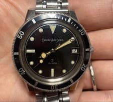 Orient Calendar Auto Diver's Watch with Mirror Dial